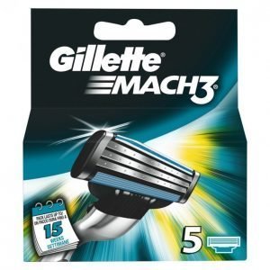 Gillette Mach3 Vaihtoterä 5 Kpl