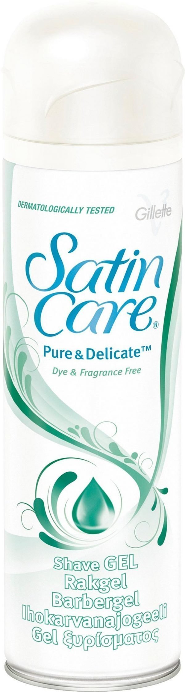 Gillette Satin Care Pure & Delicate 200 Ml Karvojenpoistogeeli