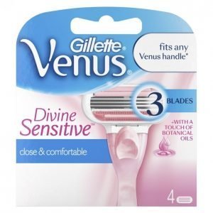 Gillette Venus Divine Sensitive Terä 4 Kpl