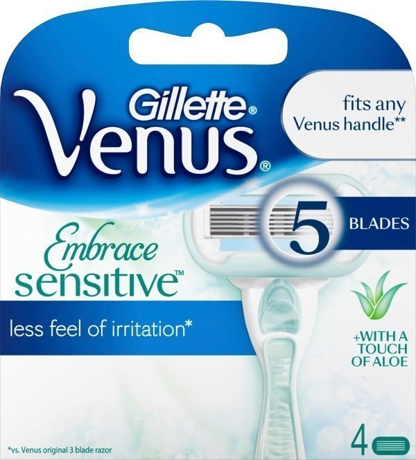 Gillette Venus Embrace Sensitive Terät 4 Kpl