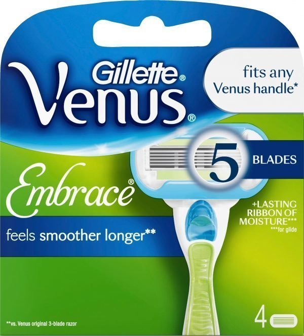 Gillette Venus Embrace Terät 4 Kpl