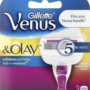 Gillette Venus & Olay Pink Sugarberry Terät 3 Kpl