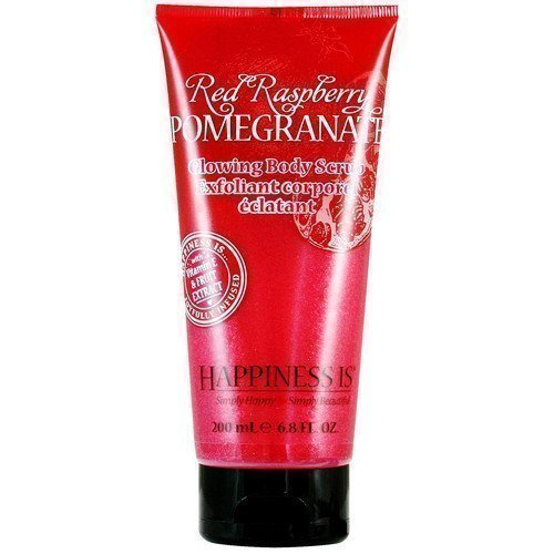 Happiness Is Glowing Body Scrub Red Raspberry Pomegranate