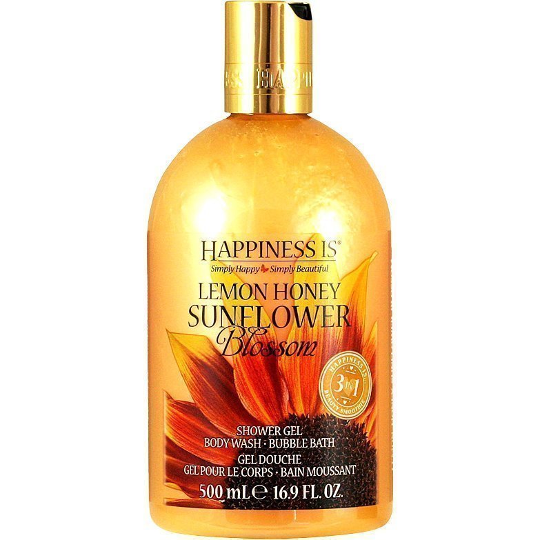 Happiness Is Lemon Honey Sunflower Blossom Shower Gel 500ml