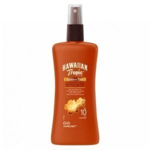 Hawaiian Tropic Golden Tint Spray Lotion Spf10 Aurinkovoide