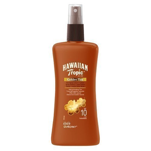 Hawaiian Tropic Golden Tint Sun Spray Lotion SPF 10