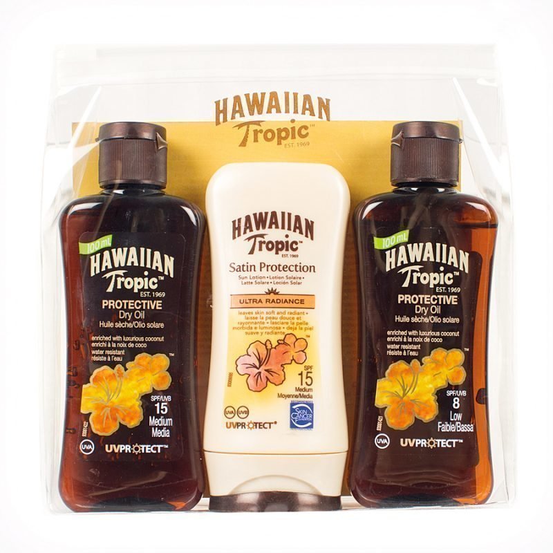 Hawaiian Tropic Hawaiian Tropic Travel Kit 3x100ml