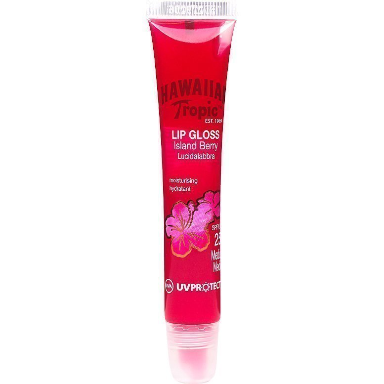 Hawaiian Tropic Lip Gloss Island Berry SPF25 20ml