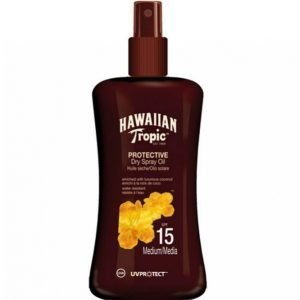 Hawaiian Tropic Protect. Dry Spray Oil Spf 15 Aurinkovoide