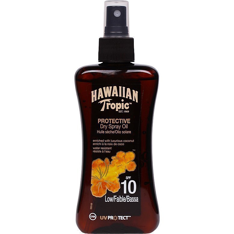 Hawaiian Tropic Protective Dry Spray Oil SPF10 200ml