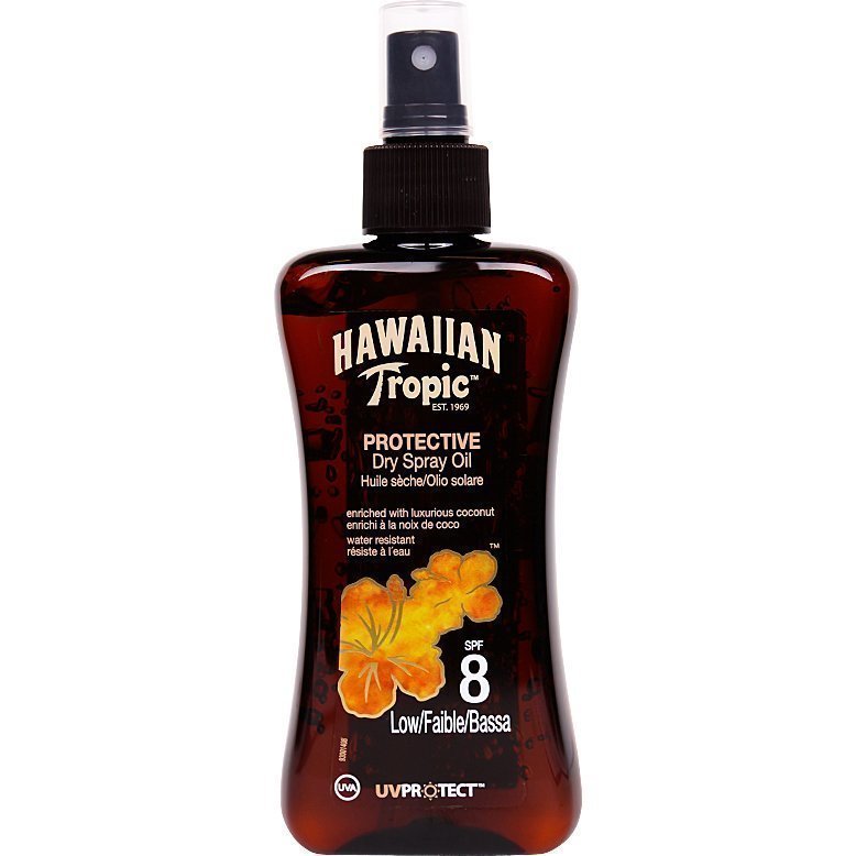 Hawaiian Tropic Protective Dry Spray Oil SPF8 200ml