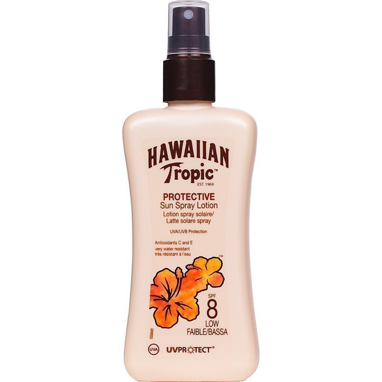 Hawaiian Tropic Protective Sun Spray Lotion SPF8 200ml