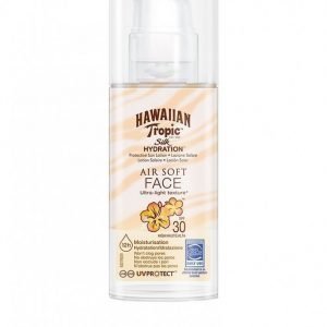 Hawaiian Tropic Silk Hydration Air Soft Face Sun Lotion Spf 30 50 Ml Aurinkosuoja Valkoinen