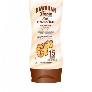 Hawaiian Tropic Silk Hydration Protective Sun Lotion Spf 15 180 Ml Aurinkosuoja Valkoinen