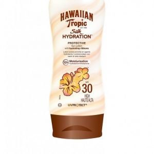 Hawaiian Tropic Silk Hydration Protective Sun Lotion Spf 30 180 Ml Aurinkosuoja Valkoinen