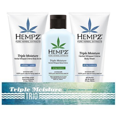 Hempz Bath & Body Travel Trio Triple Moisture