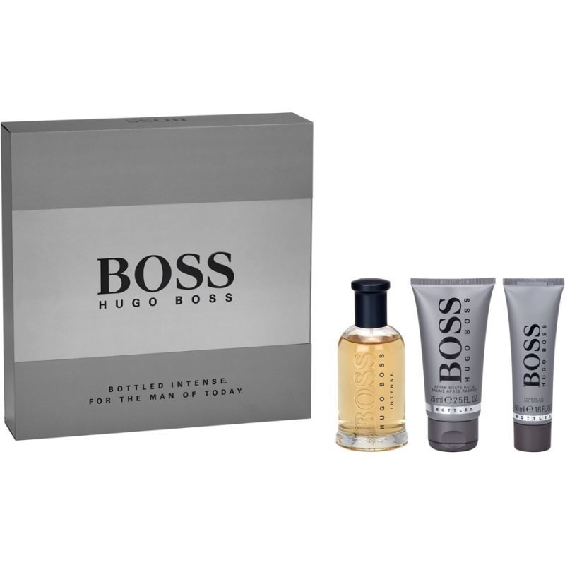 Hugo Boss Boss Bottled Intense Intense EdT 100ml After Shave Balm 75ml Shower Gel 50ml