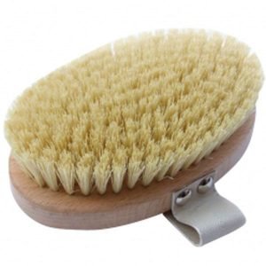 Hydrea London Beech Wood Body Brush With Cactus Fibre Bristles