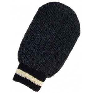 Hydrea London Black Elegance Natural Luxury Massage Glove