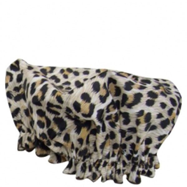 Hydrea London Eco Friendly Shower Cap Leopard