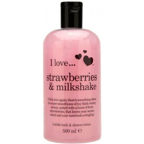 I Love... Strawberries & Milkshake Bath & Shower Crème