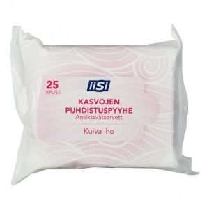 Iisi Puhdistuspyyhe Kasvoille Kuiva Iho 25kpl