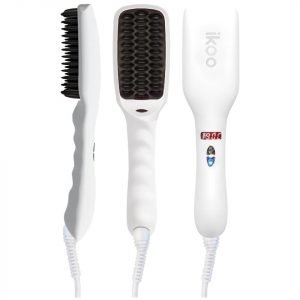 Ikoo E-Styler Hair Straightening Brush Platinum White