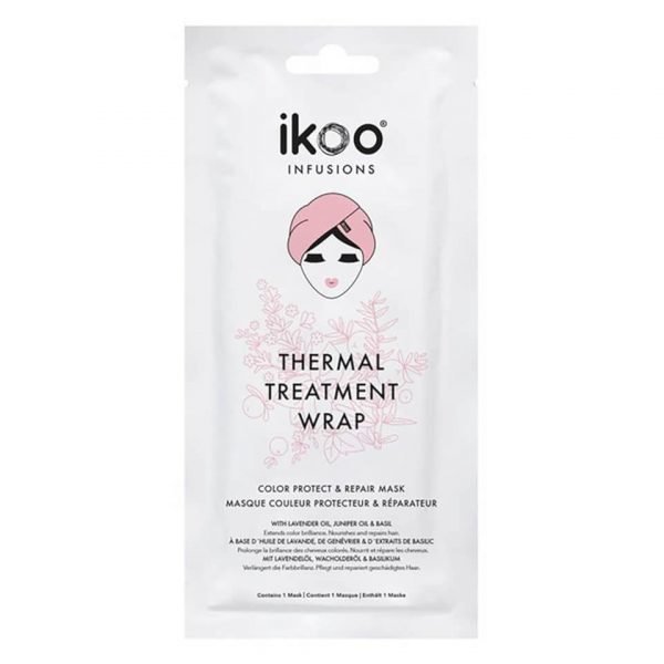 Ikoo Infusions Thermal Treatment Hair Wrap Color Protect And Repair Mask 35 G