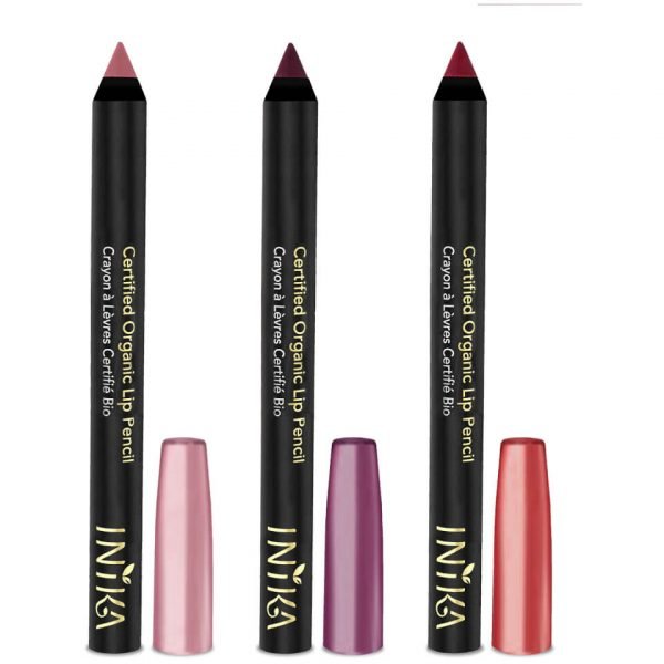 Inika Certified Organic Lipstick Crayon Trio