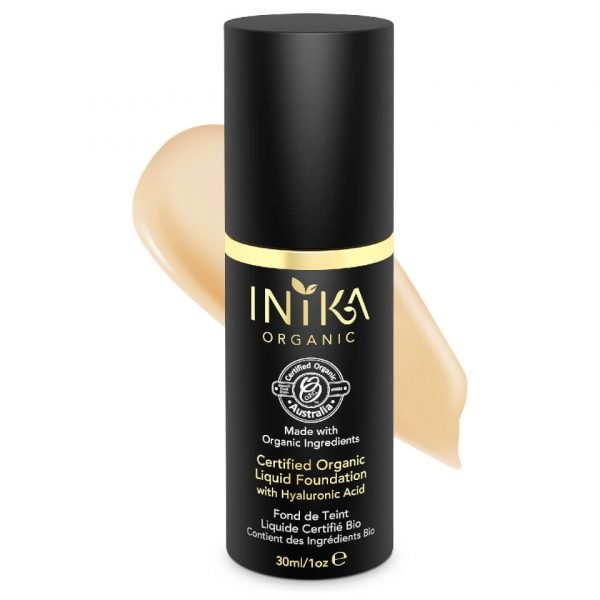 Inika Certified Organic Liquid Mineral Foundation Various Colours Beige