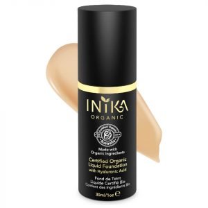 Inika Certified Organic Liquid Mineral Foundation Various Colours Honey