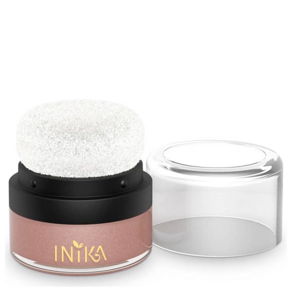 Inika Mineral Blush Puff Pot Pink Petal