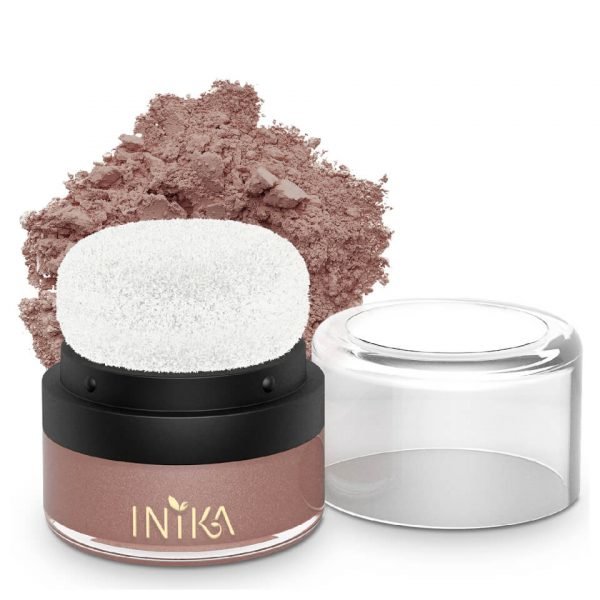 Inika Mineral Blusher Rosy Glow Puff Pot