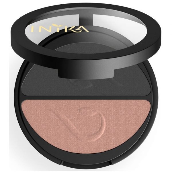 Inika Pressed Mineral Eyeshadow Duo Black Sand