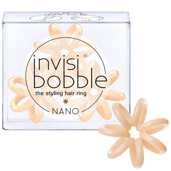 Invisibobble Nano Hair Tie 3 Pack To Be Or Nude To Be