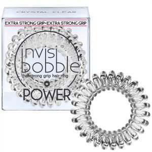 Invisibobble Power Hair Tie 3 Pack Crystal Clear