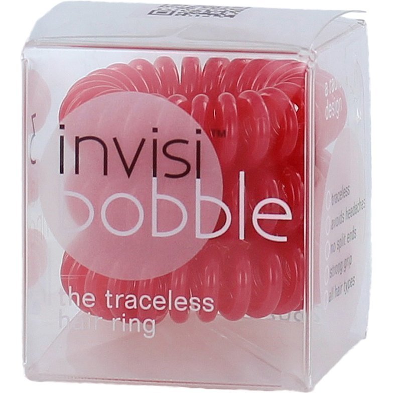 Invisibobble The Traceless Hair Ringpack Raspberry Red