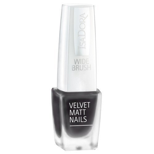 IsaDora Velvet Matt Nails Black Caviar