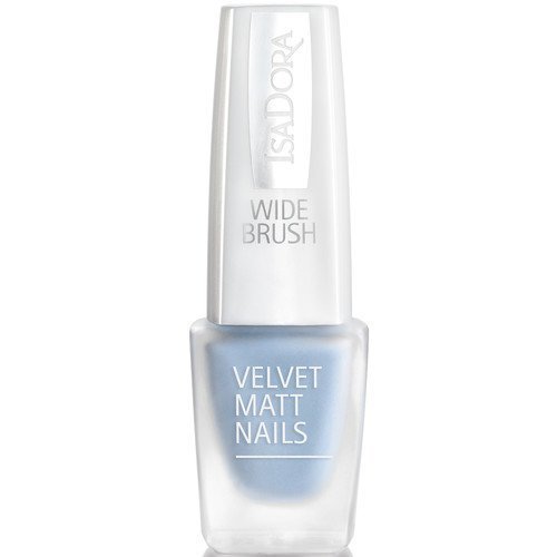 IsaDora Velvet Matt Nails Blue Cloud