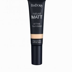 Isadora Natural Matt Oil-Free Foundation Meikkivoide Porcelain