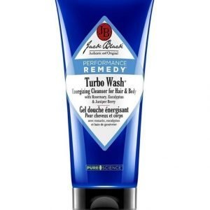 Jack Black Turbo Wash Energizing Cleanser Puhdistusaine Vartalolle Ja Hiuksille 295 ml