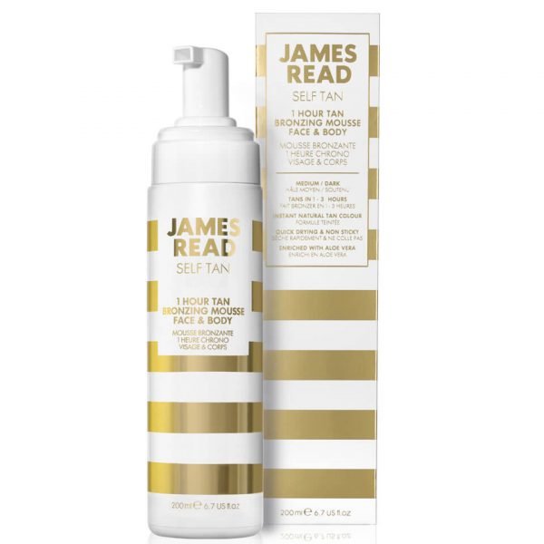 James Read 1 Hour Tan Bronzing Mousse For Face And Body 200 Ml