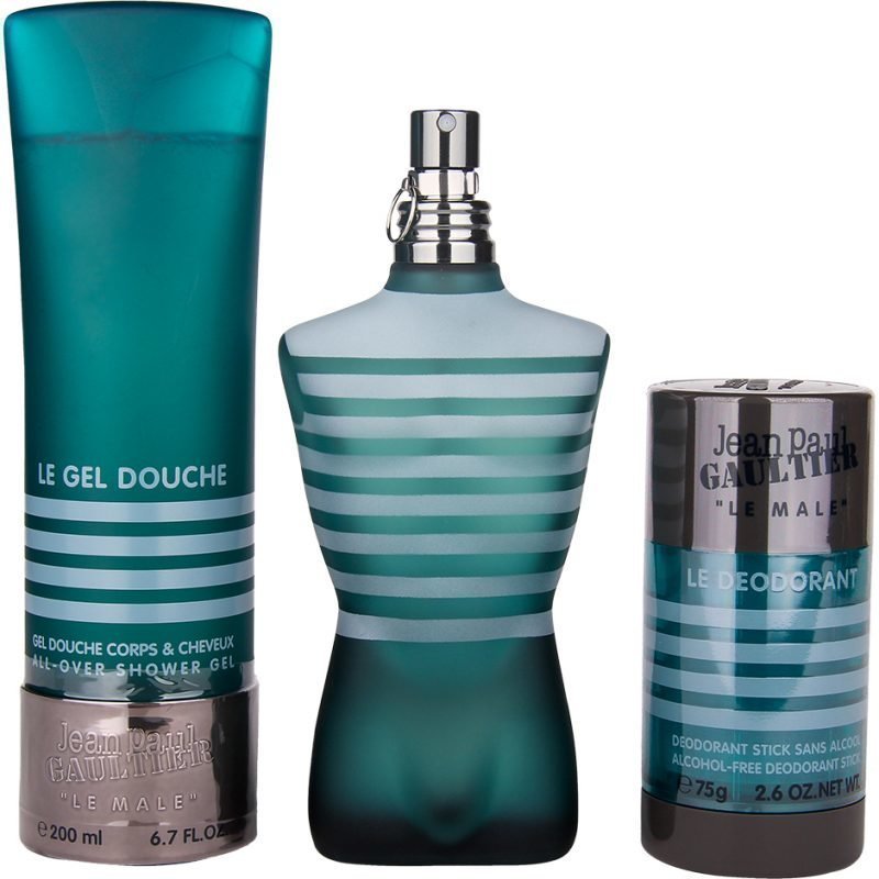 Jean Paul Gaultier Le Male Trio Edt 125ml Deostick 75ml Shower Gel 200ml