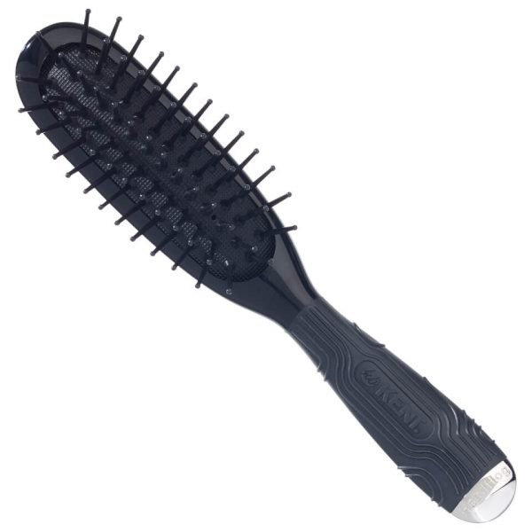 Kent Mini Hog Small Nylon Quilled Cushion Hair Brush