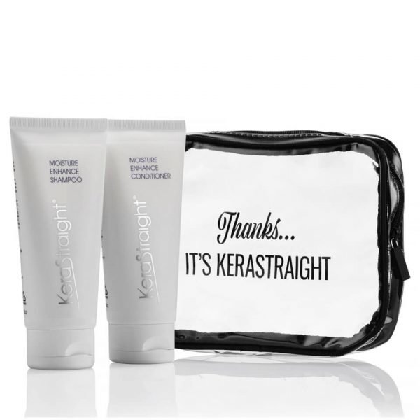 Kerastraight Moisture Enhance Shampoo / Conditioner Travel Bag
