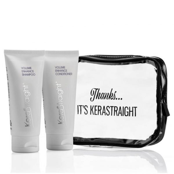 Kerastraight Volume Enhance Shampoo / Conditioner Travel Bag