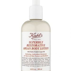 Kiehl's Superbly Restorative Argan Body Lotion Vartaloemulsio 200 ml