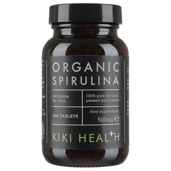 Kiki Health Organic Spirulina Tablets 200 Tablets