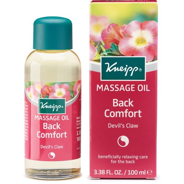 Kneipp Back Comfort Devil's Claw Massage Oil 100 Ml