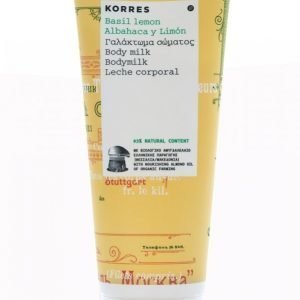 Korres Body Milk Basil Lemon 200 Ml Vartalovoide